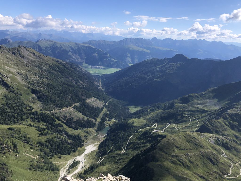 Blick von der Porze auf Obertilliach